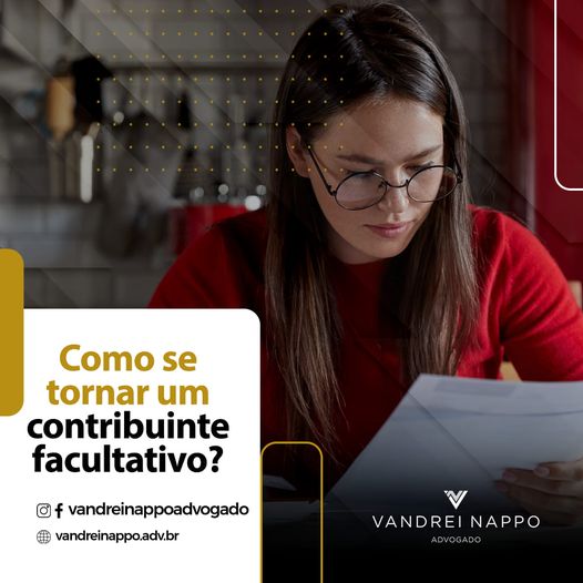 Como se tornar um contribuinte facultativo?